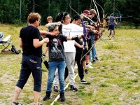 Bågskytte på Vårdkasen Härnösand