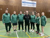 Tränare och ledare i Ramviks IF Handboll. Från vänster Rick Wikner, Robin Widmark, Daniel Kåveland, Björn Milde, Tyra Fälldin, Linnéa Westberg, Embla Gradin. Saknas på bild gör Ida Fälldin och Jim Jacobsson.
